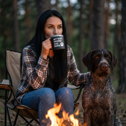 My Best Friend Has Paws Camping Cup