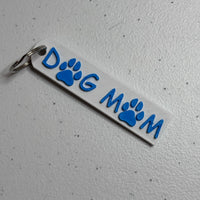 White w/ Blue Lettering