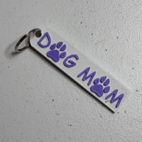 White w/ Purple Lettering