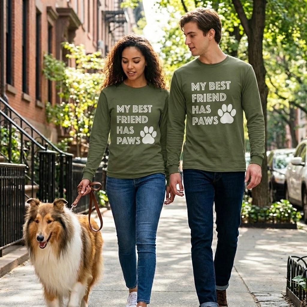 My Best Friend Has Paws Long Sleeve T-Shirt