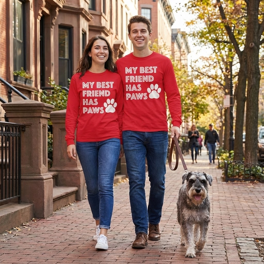 My Best Friend Has Paws Long Sleeve T-Shirt